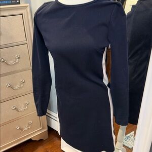 MICHAEL Michael Kors Navy Dress with White Panels